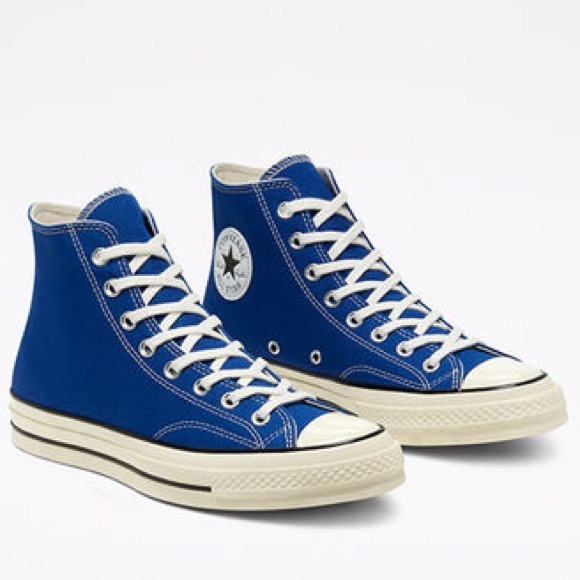 Converse Chuck Taylor Navy High Top Sneakers - Picture 5 of 9